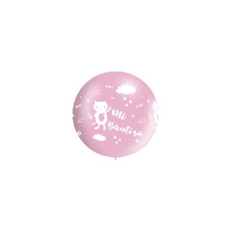 -GLOBO "MI BAUTIZO" ROSA 276 CM