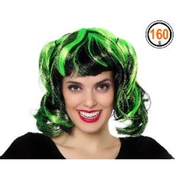 -PELUCA CON COLETAS VERDE