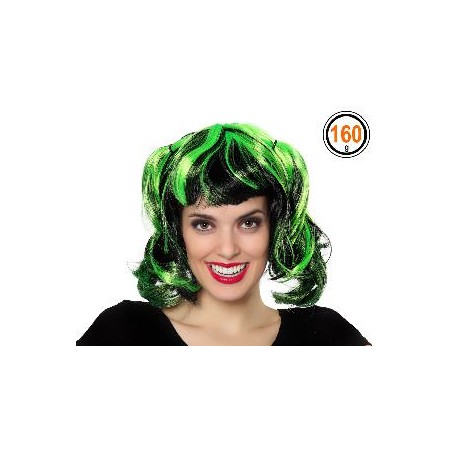 -PELUCA CON COLETAS VERDE