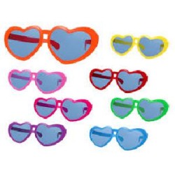 -GAFAS CORAZON COLORES VARIADOS GIGANTES