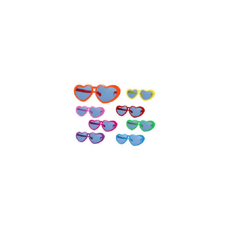 -GAFAS CORAZON COLORES VARIADOS GIGANTES