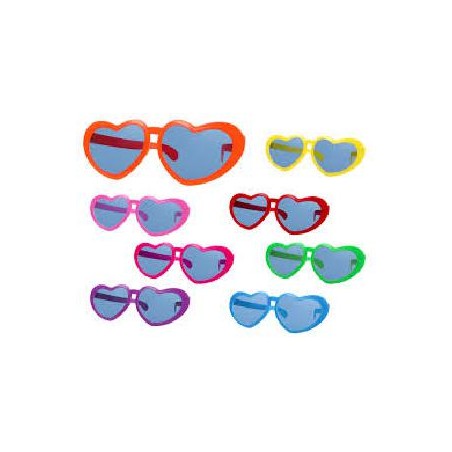 -GAFAS CORAZON COLORES VARIADOS GIGANTES