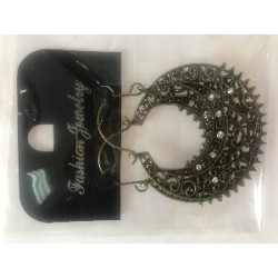 PENDIENTE CANASTA COLOR BRONCE