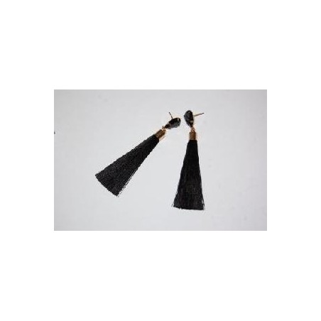 PENDIENTE FLECO FLAMENCO NEGRO