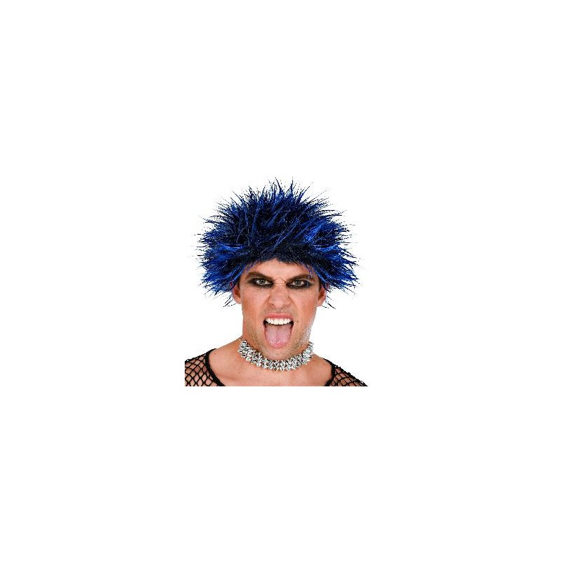 -PELUCA PUNK AZUL