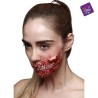 -MAQUILLAJE CICATRIZ LATEX EN BOCA ZOMBIE