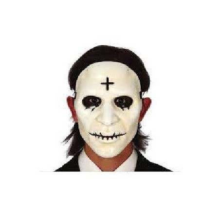 -MASCARA HOMBRE CON CRUZ PVC
