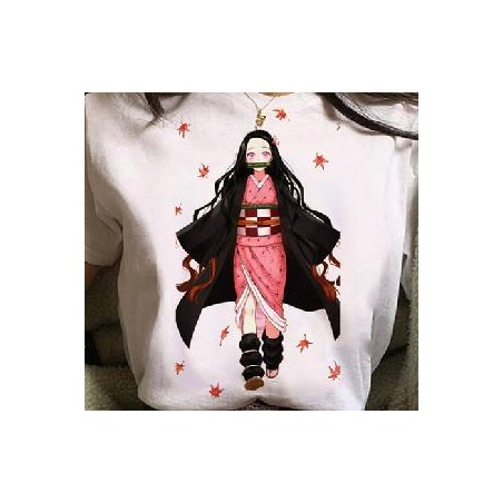 -CAMISETA BLANCA NEZUKO S