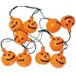 GUIRNALDA CALABAZA LUZ PEQUEÑAS