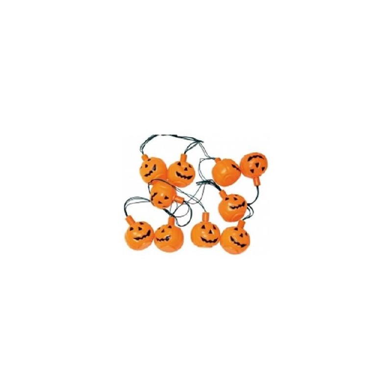 GUIRNALDA CALABAZA LUZ PEQUEÑAS