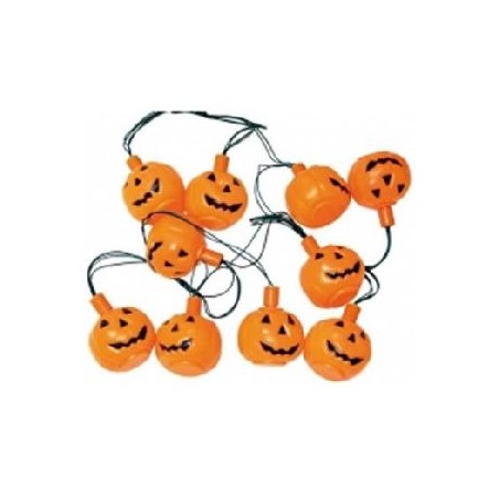 GUIRNALDA CALABAZA LUZ PEQUEÑAS