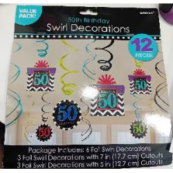 -GUIRNALDA DECORACION 50 ANIVERSARIO