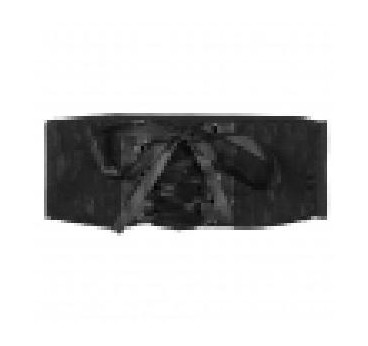 -CORSET BROCADO NEGRO M-L