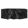 -CORSET BROCADO NEGRO M-L