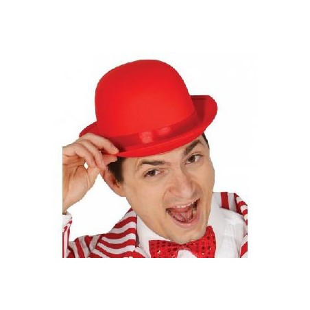 -SOMBRERO BOMBIN ALTA CALIDAD ROJO