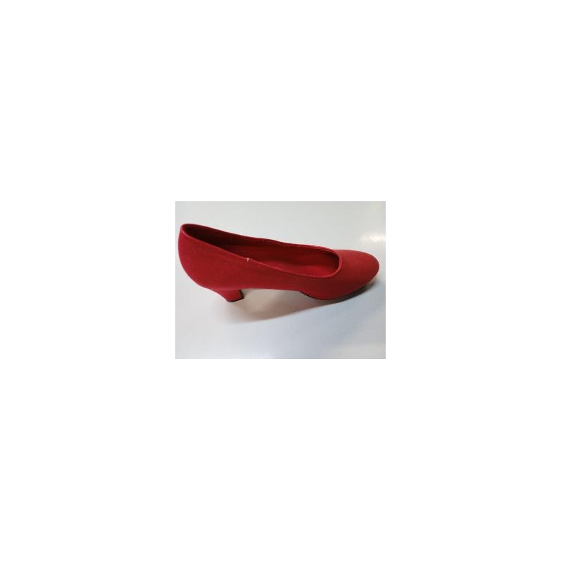 -ZAPATO FLAMENCO LONA ROJO 41