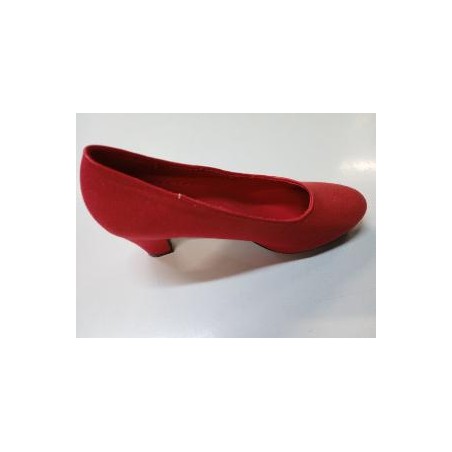 -ZAPATO FLAMENCO LONA ROJO 41
