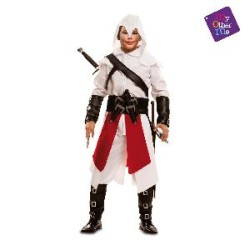 -DISFRAZ ASESINO BLANCO 5-6
