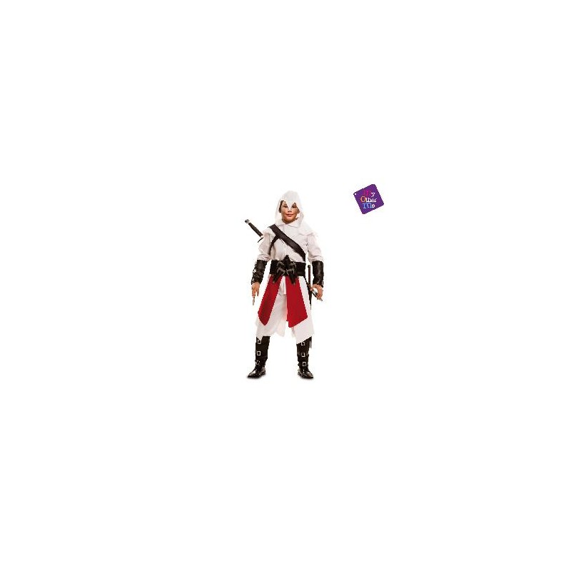 -DISFRAZ ASESINO BLANCO 5-6