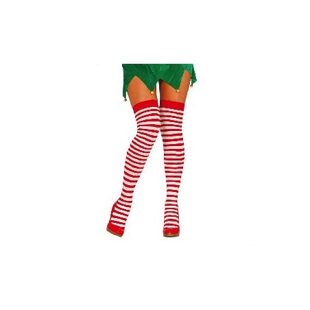 -MEDIAS RAYAS BLANCAS Y ROJAS