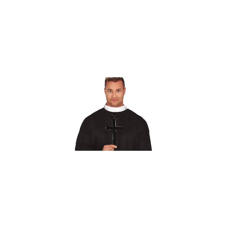 -CRUZ DE MADERA NEGRA 22CM.