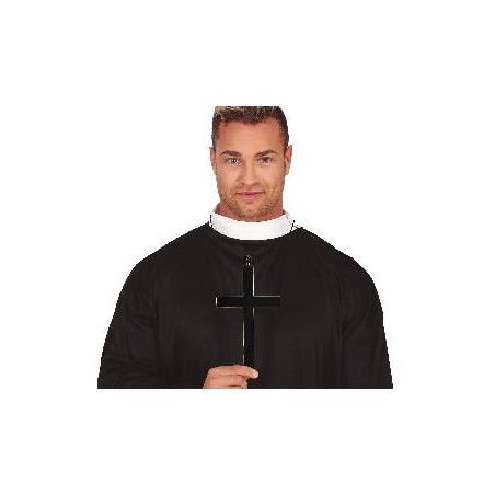 -CRUZ DE MADERA NEGRA 22CM.