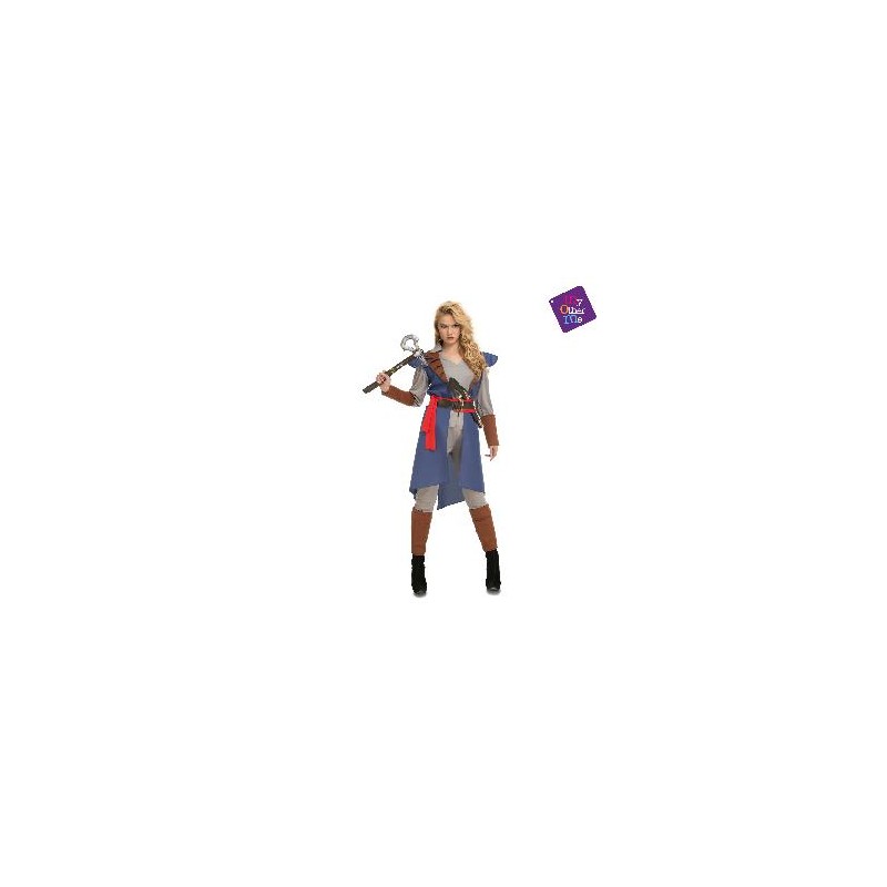 -DISFRAZ JUSTICIERA AZUL M-L