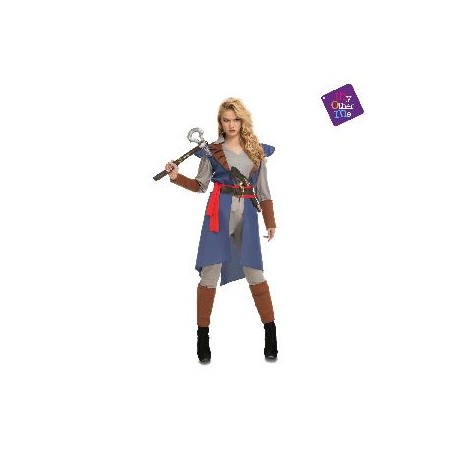-DISFRAZ JUSTICIERA AZUL M-L