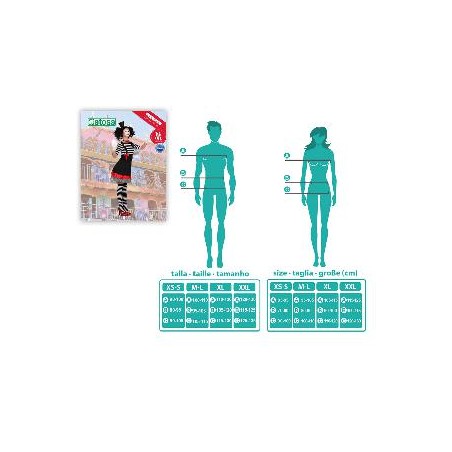 -DISFRAZ MIMO MUJER XS-S