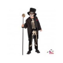 -DISFRAZ ESQUELETO MUERTE 2-3 AÑOS