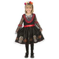 -DISFRAZ SEÑORITA CATRINA 5-6 AÑOS