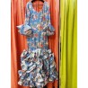 -VESTIDO PATIOS AZUL ESTAMPADO FLORES 38