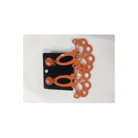 PENDIENTES LARGOS NARANJA