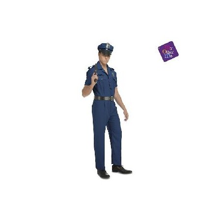 -DISFRAZ POLICIA HOMBRE URBANO 2XL