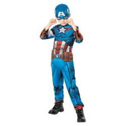 -DISFRAZ CAPITAN AMERICA GREEN 3-4