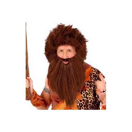-PELUCA CAVERNICOLA CON BARBA