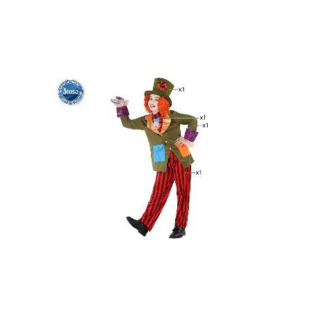 -DISFRAZ SOMBRERERO LOCO 10-12