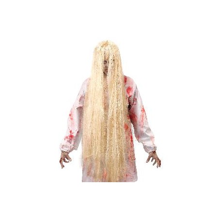 -PELUCA ESPIRITU MALIGNO RUBIA - 100 CM
