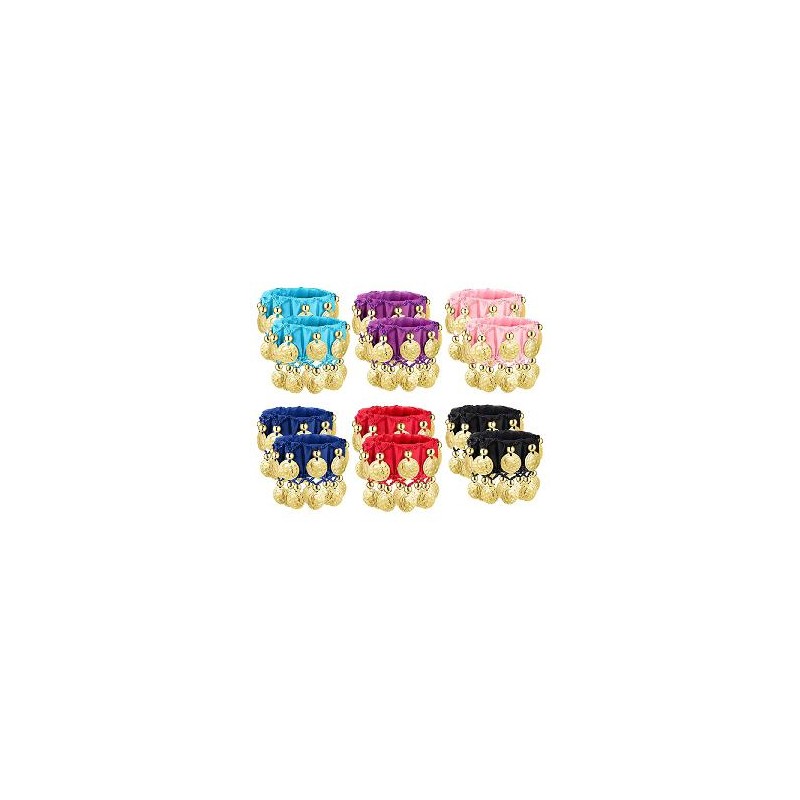 -PULSERA MONEDAS COLORES SURTIDOS