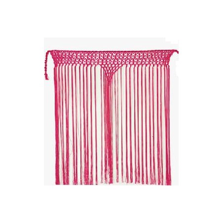 FLECO CUELLO PICO ROSA FUCSIA