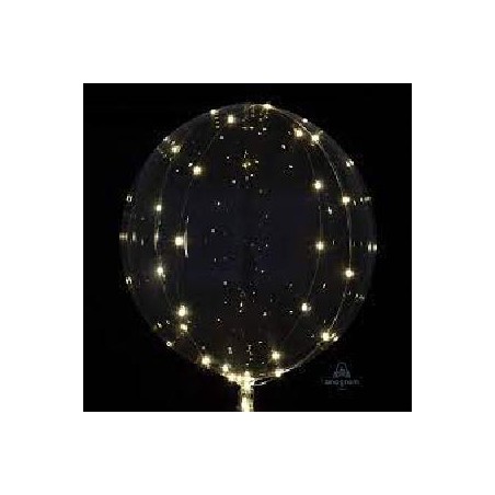 GLOBO LED CRISTAL BLANCO 45 CM