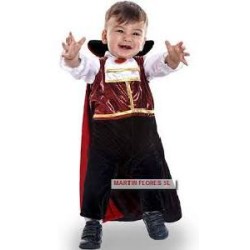 -DISFRAZ VAMPIRO CLASICO 7-12 MESES