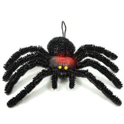 -ARAÑA GOMA COLGAR VIENTRE AMARILLO