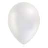 8 GLOBOS BLANCOS METAL 30 CM