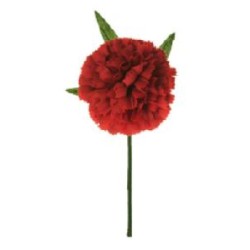 FLOR CLAVEL PEQUEÑO ROJO 95*95