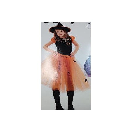 -DISFRAZ BRUJA CALABAZA 1-2 AÑOS