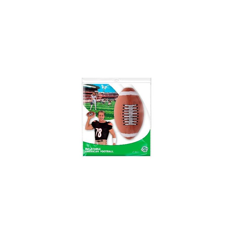-BALON DE FUTBOLL AMERICANO HINCHABLE 36 cm