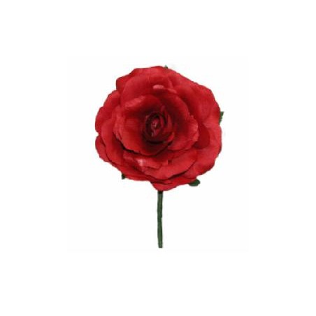 FLOR FLAMENCA ROSA ROJA DIFUMINADA