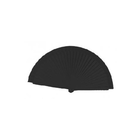 ABANICO DE MADERA NEGRO