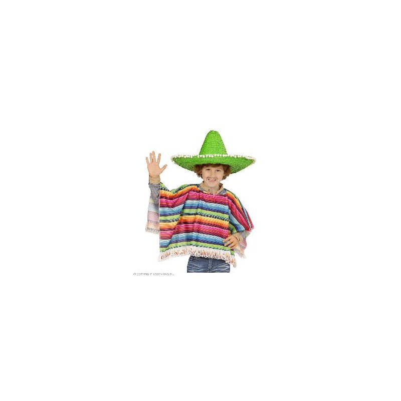 -PONCHO MEJICANO INFANTIL